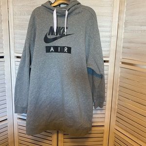 Nike extra long sweatshirt